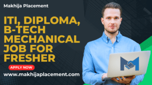 ITI Diploma B Tech Mechanical job for Fresher in Palwal Haryana