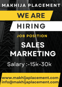 Urgent Hiring Sales Marketing Job in Gurugram