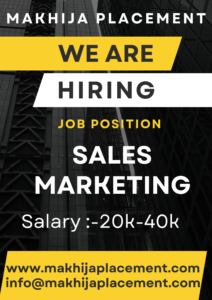 Urgent Hiring Sales Marketing Job in Sector -56 Faridabad Haryana