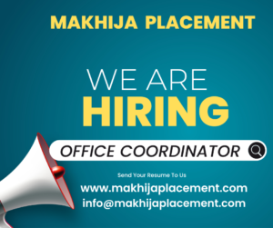 Urgent Hiring Office Coordinator Job in Faridabad Haryana