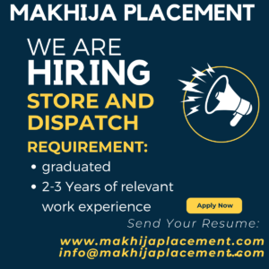 Urgent Hiring Store and Dispatch job in Dabua Pali Road Faridabad Haryana