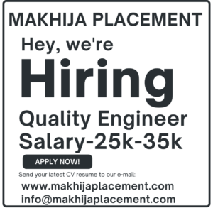 Urgent Hiring Quality Engineer Job in Sector-59 Ballabgarh Faridabad Haryana