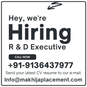 Urgent Hiring Research Development Executive Job in Ballabgarh Faridabad Haryana