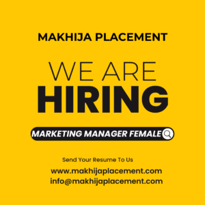 Marketing Manager Female Job in sector 28 Faridabad Haryana